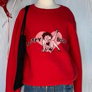 Delta Red Betty Boop Women's Sweater